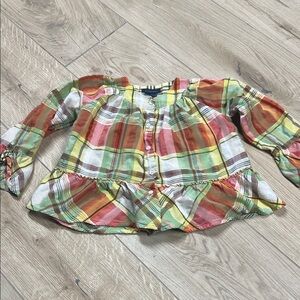 Burberry Multicolor Plaid Kids Top